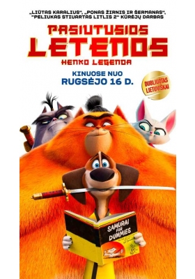 PASIUTUSIOS LETENOS. HENKO LEGENDA / Paws of Fury: The Legend of Hank